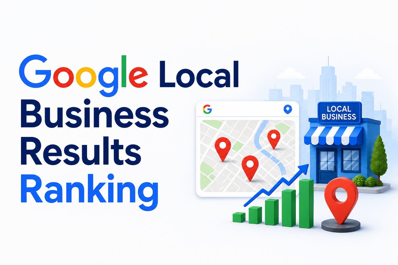 Google local business ranking results